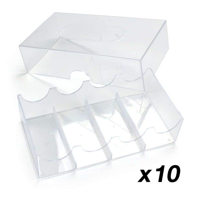 Poker Chip Storage Box - Pack Of 10