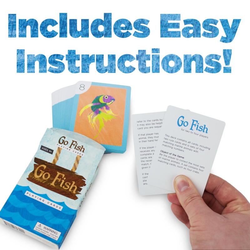 Go Fish Illustrated Card Game