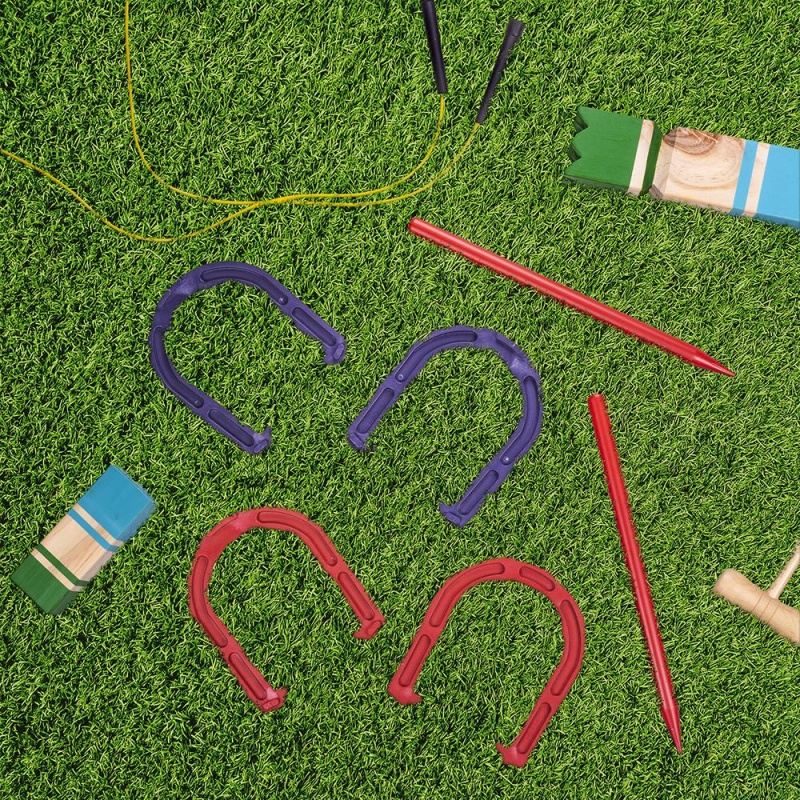 Deluxe Indoor And Outdoor Horseshoe Game Set