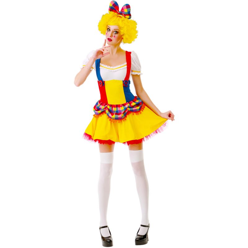Women's Clown Adult Costume, s
