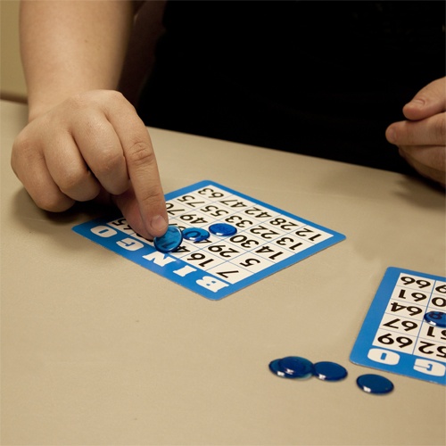 50-Pack Blue Bingo Cards
