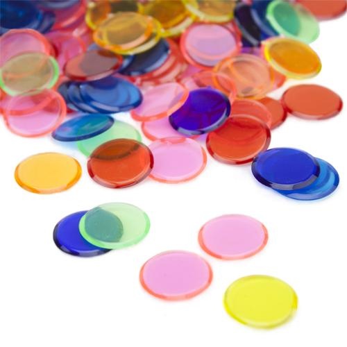 1000 Pack Of Bingo Chips (Mixed) Bulk Set Of Markers