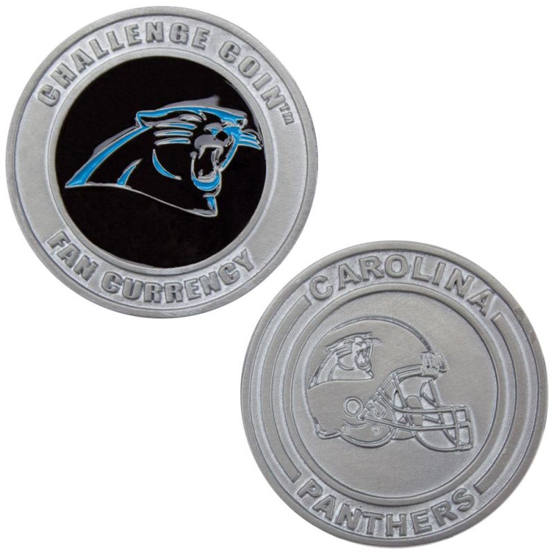 Challenge Coin Card Guard - Carolina Panthers