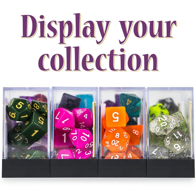 Set Of 7 Polyhedral Dice, Crimson Queen
