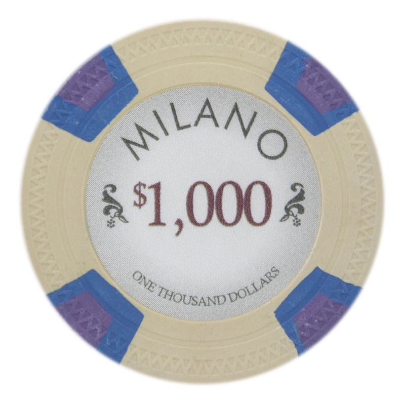 Milano 10 Gram Clay - $1000 (25 Pack)
