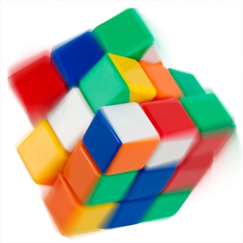 3X3x3 Stickerless 6-Color Speed Puzzle Cube