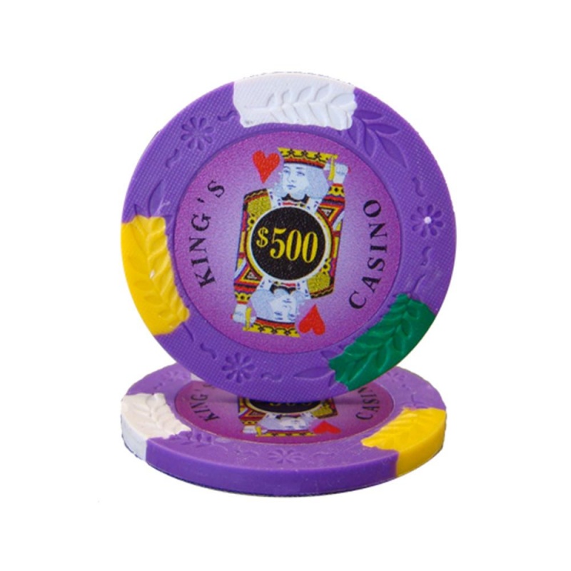 King's Casino 14 Gram Pro Clay - $500 (25 Pack)