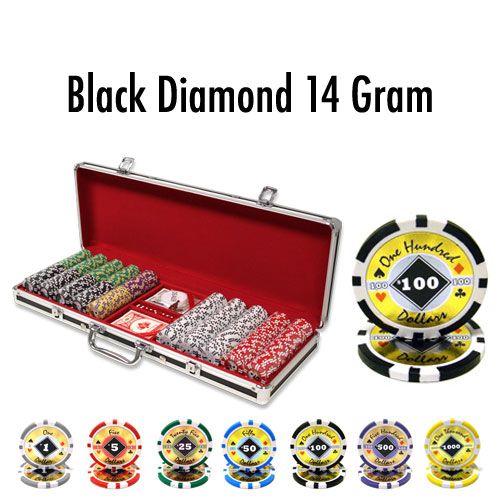 500 Ct - Pre-Packaged - Black Diamond 14 G - Black Aluminum