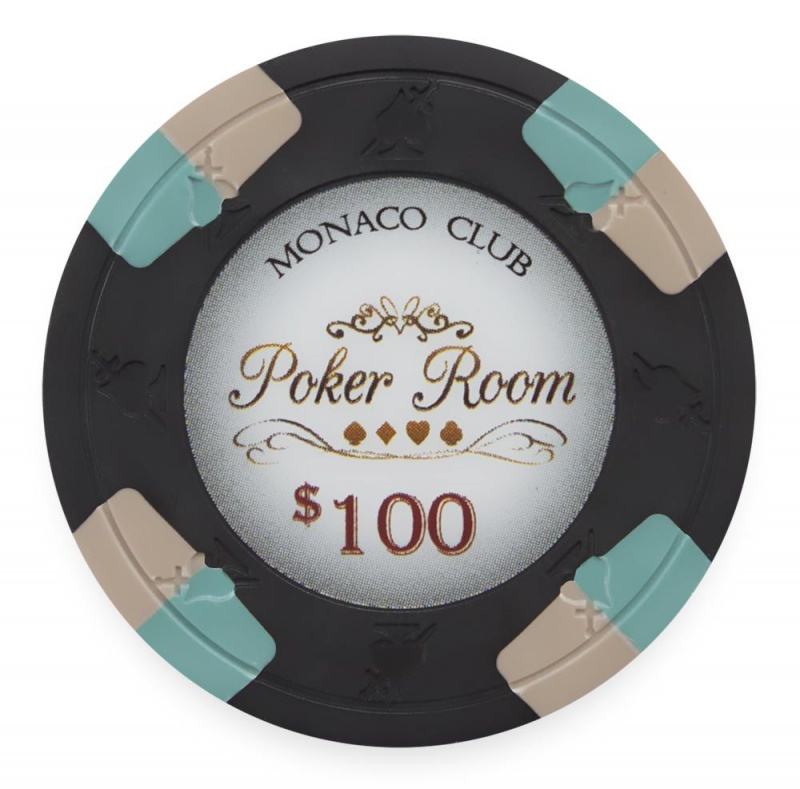 Clay Monaco Club 13.5G Poker Chip $100 (25 Pack)