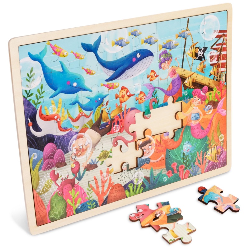 Ollie And Mr. Noodle: Deep Sea Diving Jigsaw Puzzle