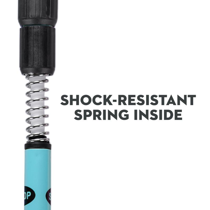 53" Teal Shock-Resistant Adjustable Trekking Pole