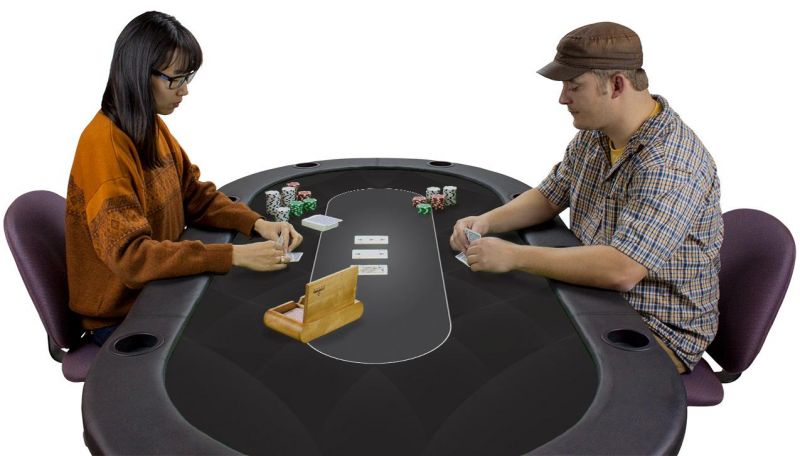 Black Sublimation Poker Table Felt