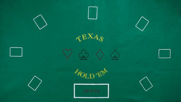 Texas Hold 'Em Felt Layout