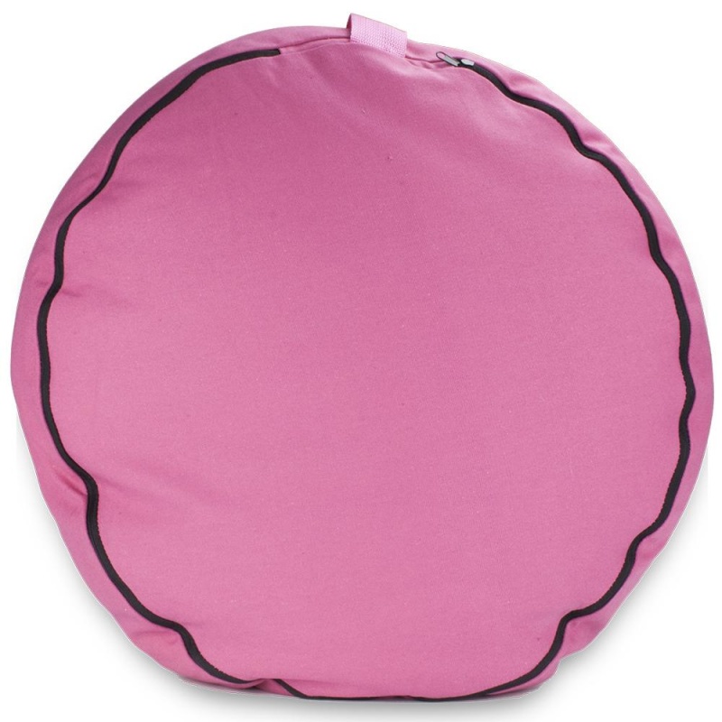 Pink 18" Round Zafu Meditation Cushion