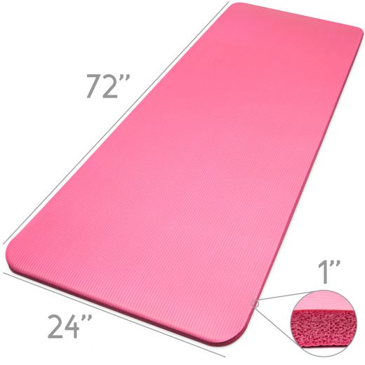 Extra Thick (3/4in) Yoga Mat - Pink