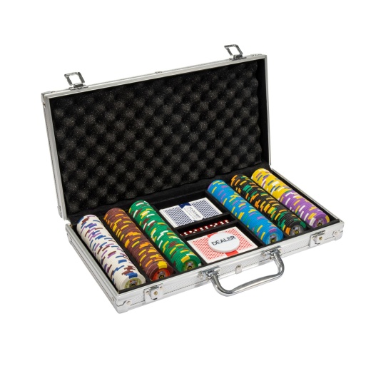 Chip Set 300 Lv High Gloss, Poker Chip Sets