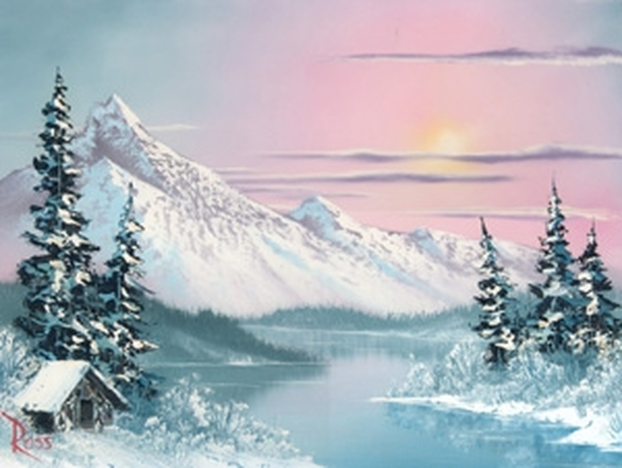 winter bob ross