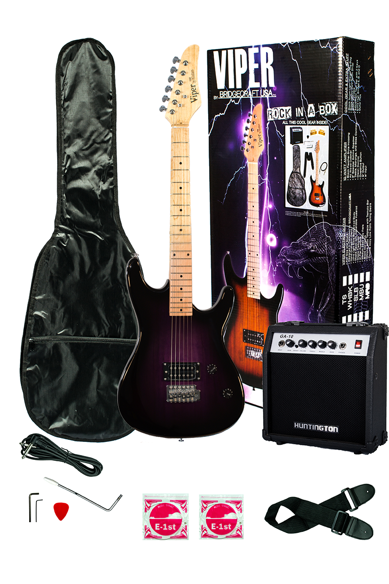 Viper Solid Body Electric Guitar Combo Package