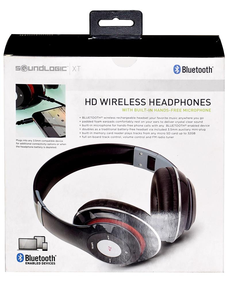 Hd Wireless Headphones With Built-In Hands-Free