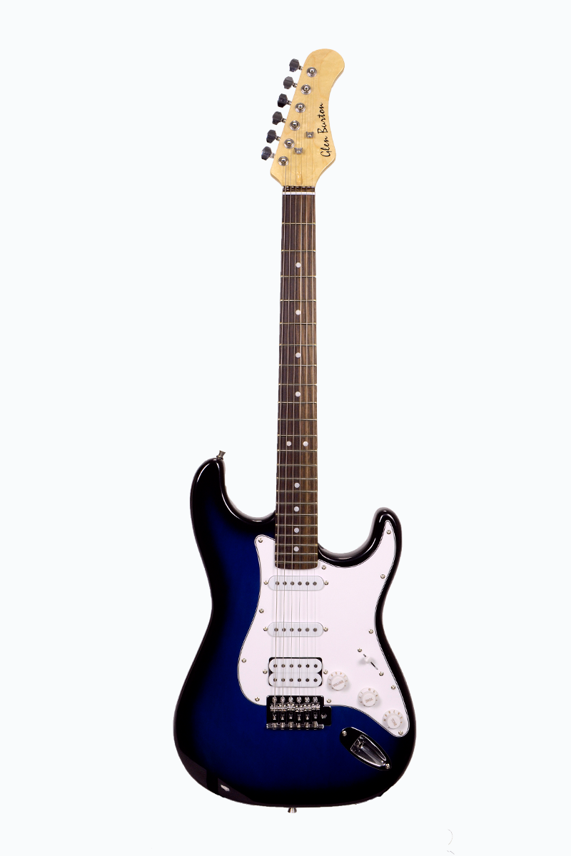 Glen Burton Solid Body S-Type Electric Guitar