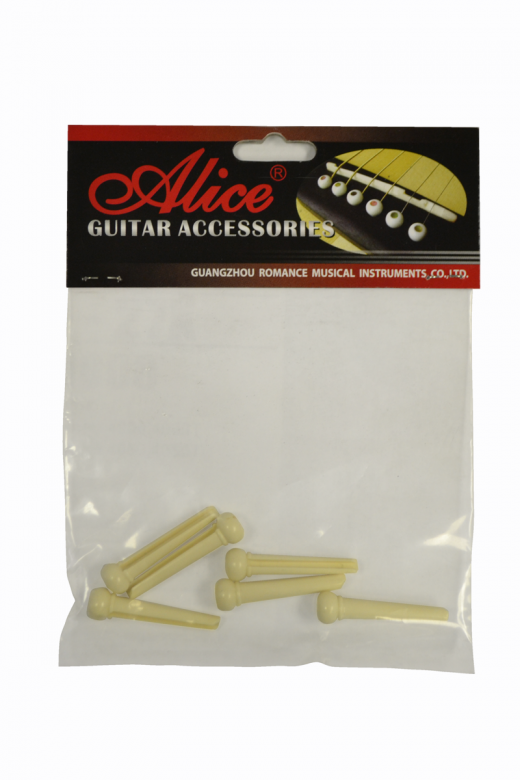 Alice Guitar Bridge Pin Ivory - Enhance Your Guitar's Sound