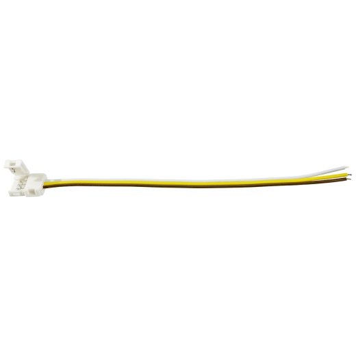 12 Volt 3-Wire Led Strip Light Power Connector - RGB Chasing / Variable / Tunable White