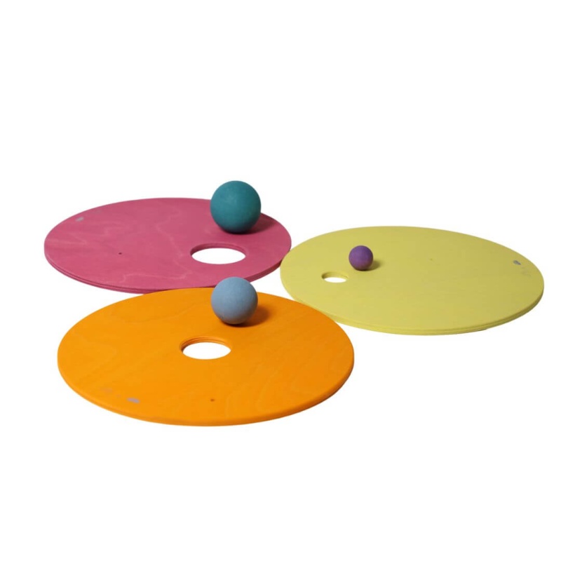 Grimm's X Stapelstein Rolling Discs - Pastel