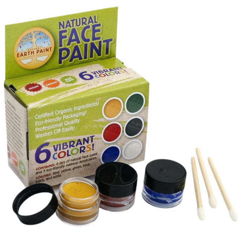 Natural Face Painting Kit - 6 Pc Set