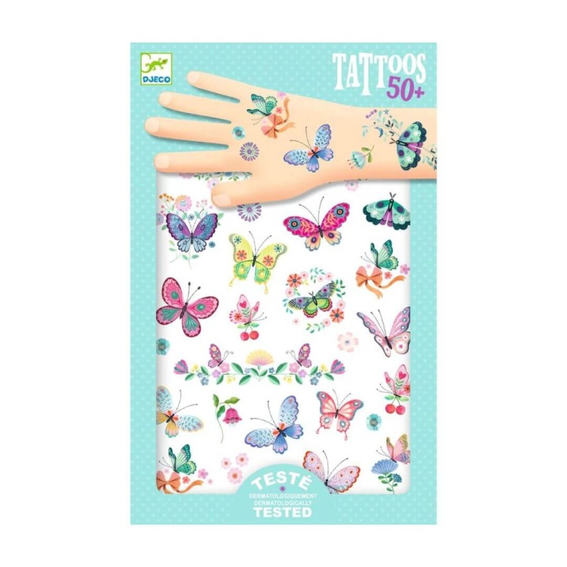Butterflies Temporary Tattoo Set