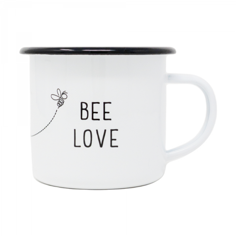 12 Oz. Enamel Bee Love Mug