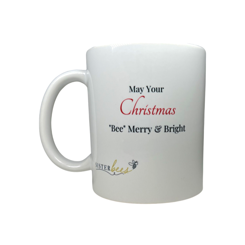 "Bee" Merry & Bright Christmas 12 Oz. Ceramic Mug