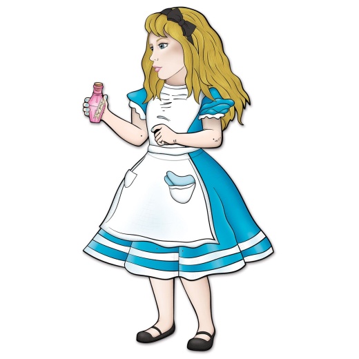 Jointed Alice In Wonderland Figurine