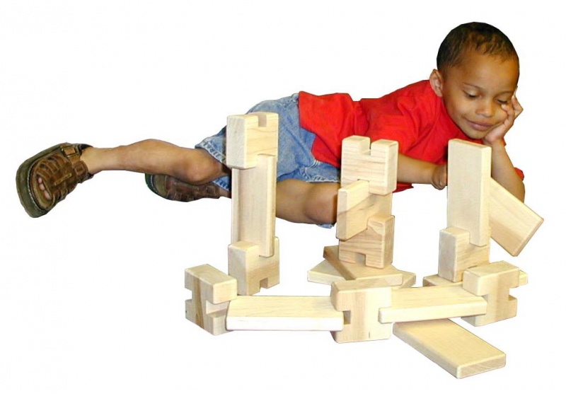 30 Piece Little Builder Whimsie Block Set