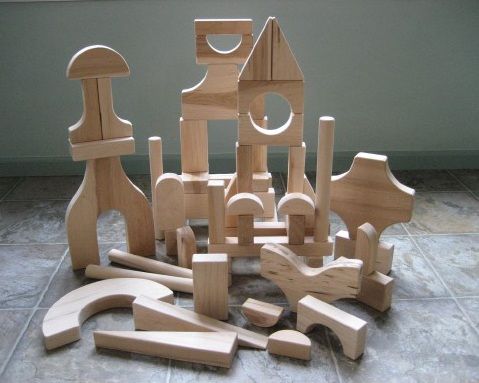 Special Shapes 51 Piece Block Set - Unleash Creativity with Beka's Wooden Blocks