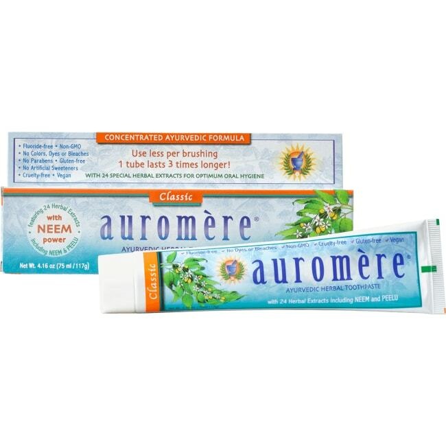 Auromere Licorice Herbal Toothpaste (12X4.16 Oz)