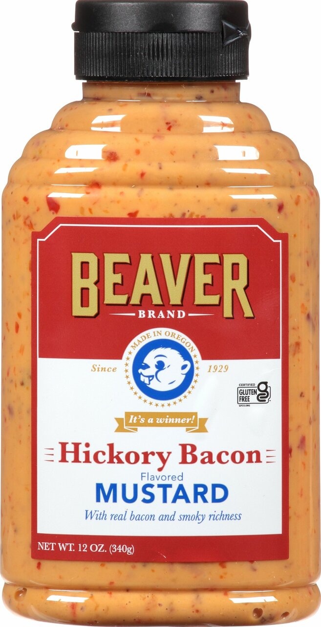 Beaver Hickory Bacon Mustard Sq (6X12oz )