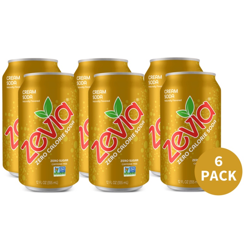 Zevia Creme Soda (4X6pack )
