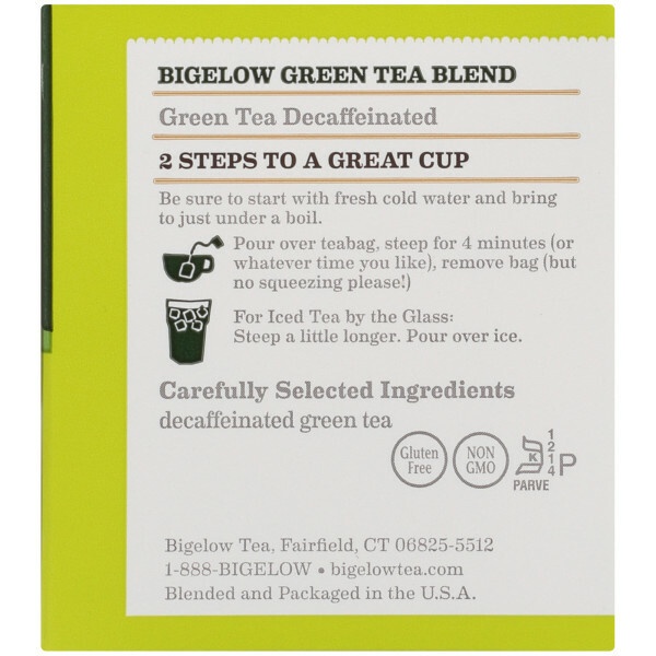 Bigelow Decaffeinated Green Tea (6X20 Bag)
