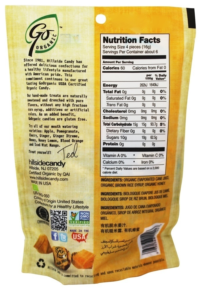 Go Naturally Honey Hard Candy (6X3.5Oz )