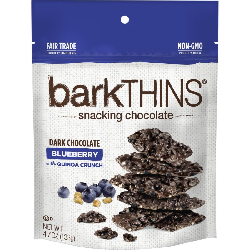 Bark Thins Dark Chocolate, Blueberry Quinoa (12X4.7 Oz)