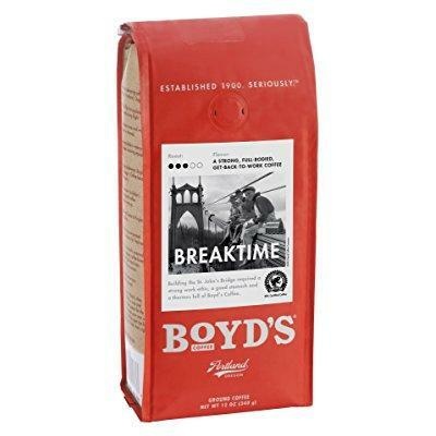 Boyd's Coffee Ground Coffee Breaktime (6X12 Oz)