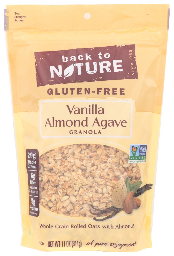 Back To Nature Vanilla Almond Agave Granola (6X11 Oz)