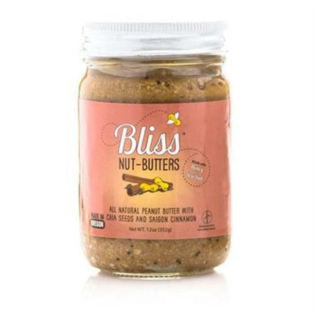 Bliss Cinnamon Chia Seed Peanut Butter (6X12 Oz)