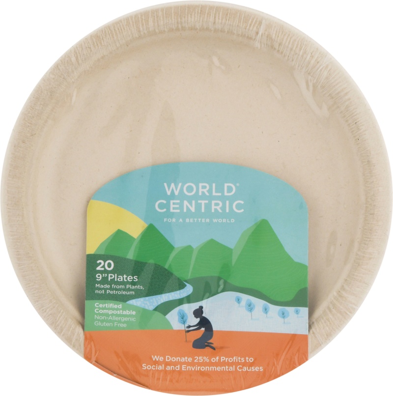 World Centric Fiber Plate 9In (12X20 Ct)