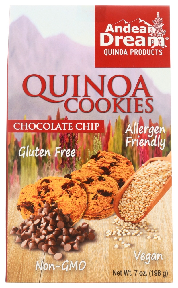 Andean Dream Quinoa Choc Chip Cookies Gluten Free (6X7 Oz)