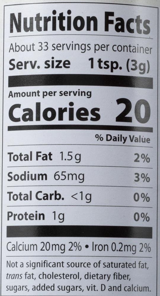 Eden Foods Gomasio Sesame Salt (1X3.5 Oz)