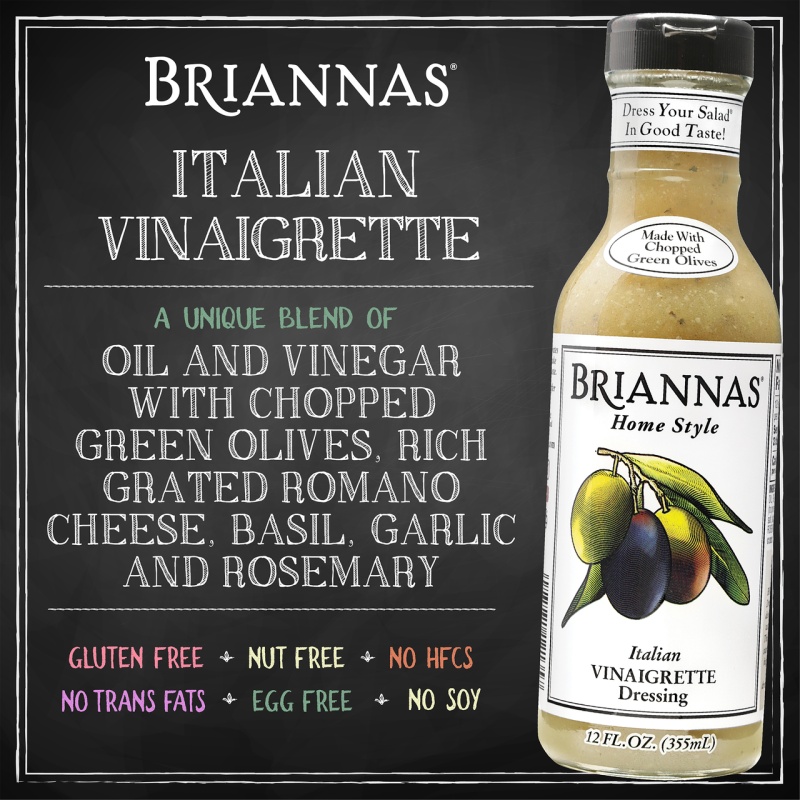 Brianna's Italian Vinaigrette Salad Dressing (6X12 Oz)