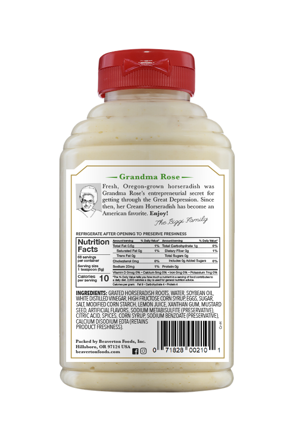 Beaver Cream Style Horseradish (6X12oz)