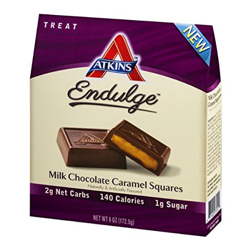 Atkins Endulge Pieces Milk Chocolate Caramel Squares (6 X5 Oz)