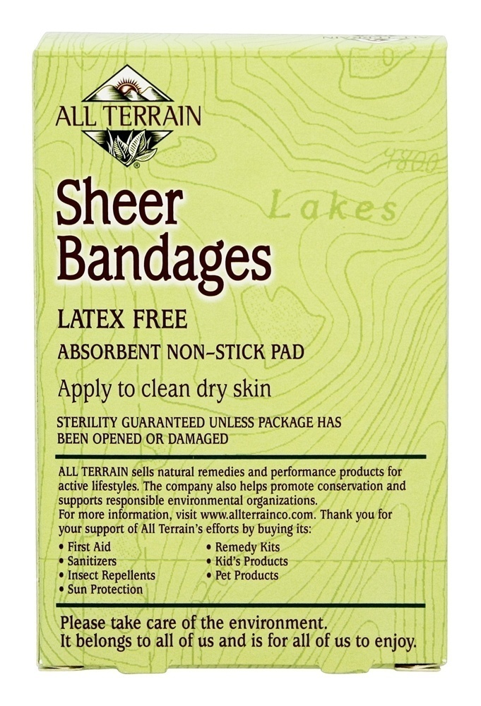 All Terrain Sheer Bandage 3X4" X 3" (1X40 Pc)